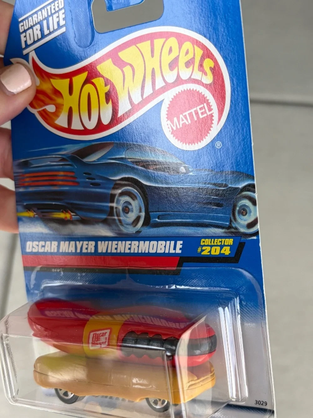 Hot Wheels Oscar Mayer Wienermobile #204 – Vintage Mattel Die-Cast – New Sealed